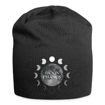 Moon Grafik T-Shirt - Jersey-Beanie - Schwarz - Vorne