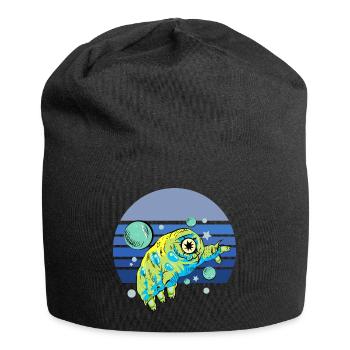 Tardigrade Blue Retro - Jersey Beanie - black - Front
