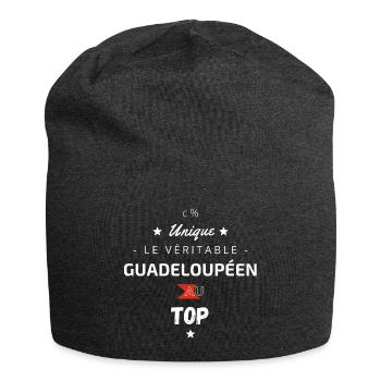 Le véritable Guadeloupéen au top - Bonnet en jersey - charbon - Devant
