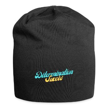 Détermination - Succès - Bonnet en jersey - noir - Devant