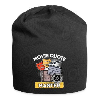 Movie Night TV Night Movies Statement Cinema Movies - Jersey Beanie - black - Front