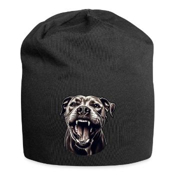 Pitbull – Strength and loyalty in one - Jersey Beanie - black - Front