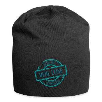 Heul Leise Zynischer Spruch - Jersey-Beanie - Schwarz - Vorne