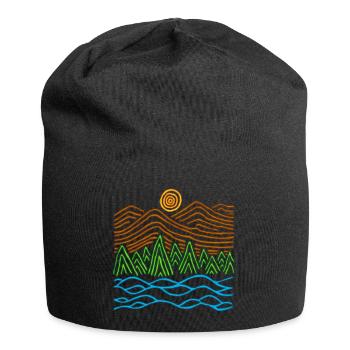 Strange landscape - Jersey Beanie - black - Front
