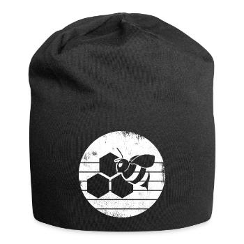 Honigbiene Skizze - Jersey-Beanie - Schwarz - Vorne