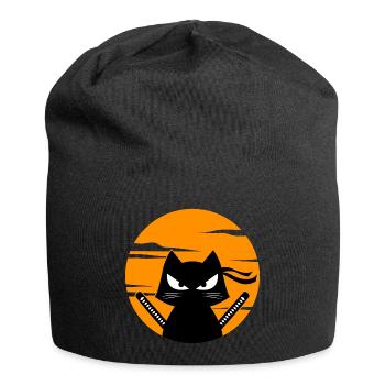 Chat Japonais Anime Manga Animation Mangastyle - Bonnet en jersey - noir - Devant
