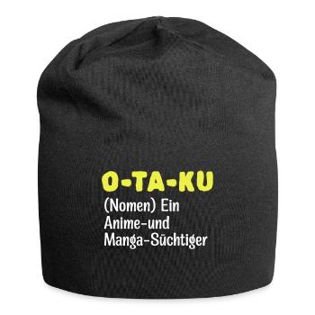 Manga Statement Anime Otaku Mangastyle Trickfilm - Jersey-Beanie - Schwarz - Vorne