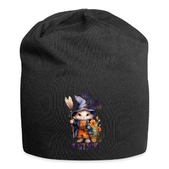 Halloween Pumpkin Horror - Jersey Beanie - black - Front