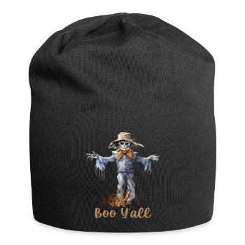 Halloween Pumpkin Horror - Jersey Beanie - black - Front