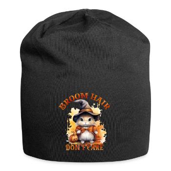 Halloween Pumpkin Horror - Jersey Beanie - black - Front