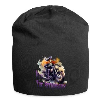 Halloween Pumpkin Horror - Jersey Beanie - black - Front