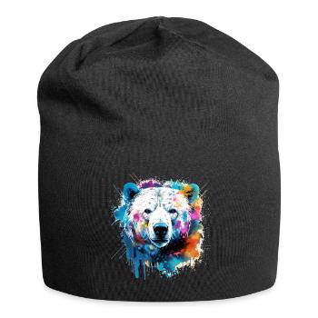 Grizzly bear, ours - Bonnet en jersey - noir - Devant
