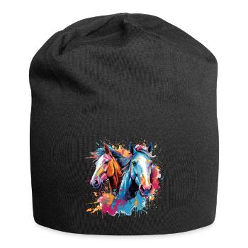 Horses, horses - Jersey Beanie - black - Front