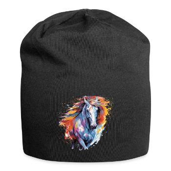 Horse, horse - Jersey Beanie - black - Front