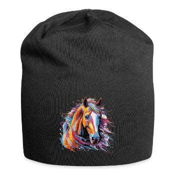 Horse, horse - Jersey Beanie - black - Front