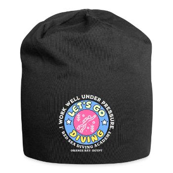 Let's go diving in the red sea - Bonnet en jersey - noir - Devant