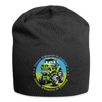 Traktorflüsterer in der Ausbildung - Jersey-Beanie - Schwarz - Vorne