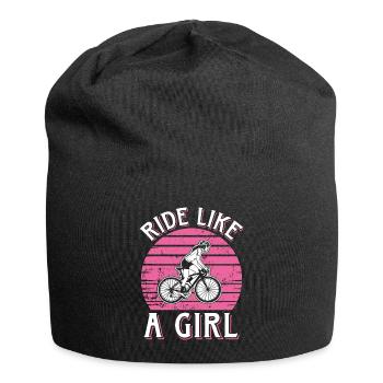 Ride Like A Girl Bike Fahrrad - Jersey Beanie - black - Front