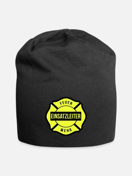 Head of Fire Brigade - Jersey Beanie - black