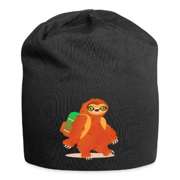 Sac à dos de randonnée paresseux - Bonnet en jersey - noir - Devant