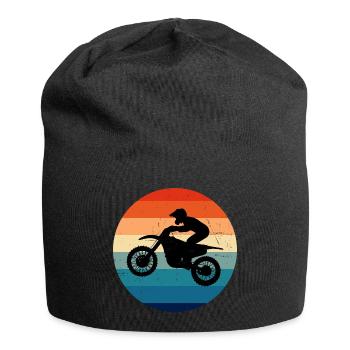 Men's Dirt Bike Dirt Bike Motocross Dirt Biker - Jersey Beanie - black - Front