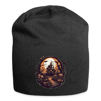 Retro Lazy Halloween Sweet Sour Disguise - Jersey Beanie - black - Front