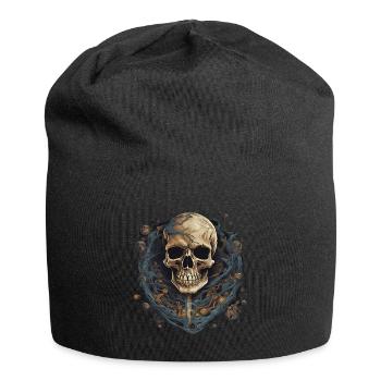 Déguisement de squelette d’Halloween - Bonnet en jersey - noir - Devant