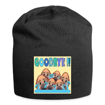 FAREWELL TEAM GOODBYE MONKEY - Jersey Beanie - black - Front