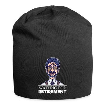 Retirement Senior Statement Career Freedom - Jersey Beanie - black - Front