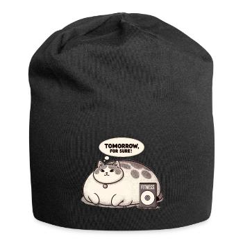 Fitness grouch chat - Bonnet en jersey - noir - Devant