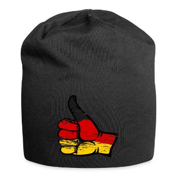 Allemagne Drapeau Tout Effacer l’icône utilisée - Bonnet en jersey - noir - Devant