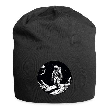 Lune des astronautes - Bonnet en jersey - noir - Devant