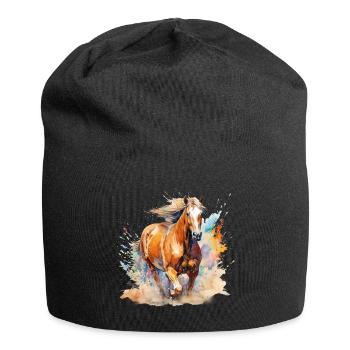 Quarter Horse Palomino - Jersey Beanie - black - Front