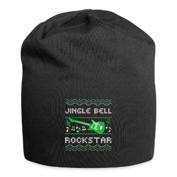 HÄSSLICHER WEIHNACHTSPULLOVER, JINGLE BELL - Jersey-Beanie - Schwarz - Vorne