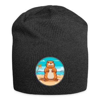 Gopher Aquarell Cartoon Kawaii Clipart Tier - Jersey-Beanie - Anthrazit - Vorne