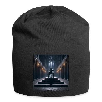 Fart Souls - Hollow Knight on Porcelain Throne #06 - Jersey Beanie - black - Front