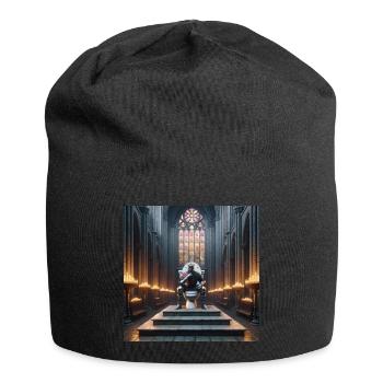 Fart Souls - Hollow Knight on Porcelain Throne #01 - Jersey Beanie - black - Front
