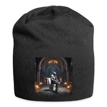 Fart Souls - Hollow Knight on Porcelain Throne #02 - Jersey Beanie - black - Front