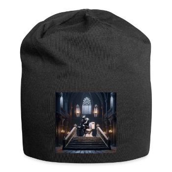 Fart Souls - Hollow Knight on Porcelain Throne #04 - Jersey Beanie - black - Front