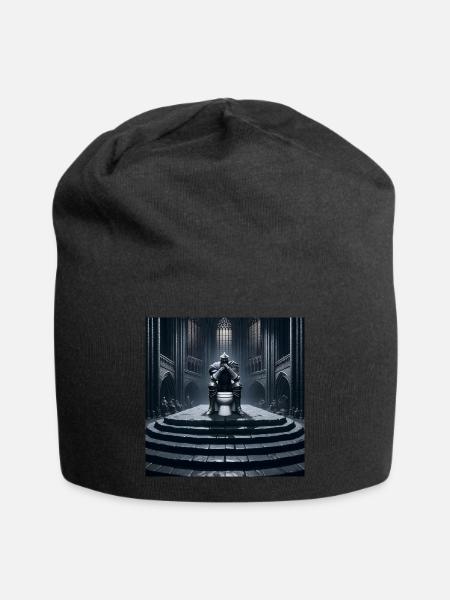 Furzseelen - Hohler Ritter auf Porzellanthron #11 - Jersey-Beanie - Schwarz