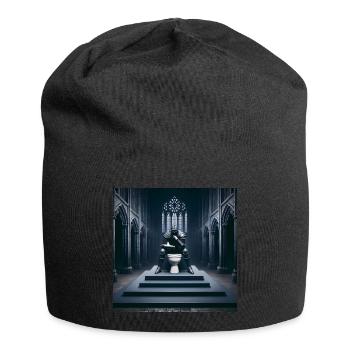 Fart Souls - Hollow Knight on Porcelain Throne #08 - Jersey Beanie - black - Front