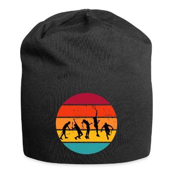 Herren Tennis Tennisspielen Damen Tennis spielen - Jersey-Beanie - Schwarz - Vorne