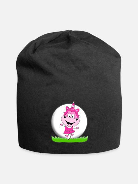 EINHORN - TANZEN IM MONDENSCHEIN - KINDER - BABY - Jersey-Beanie - Schwarz