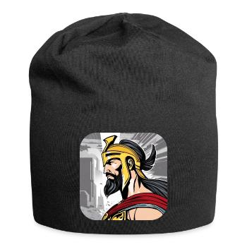 Guerrier de Sparte - Bonnet en jersey - noir - Devant