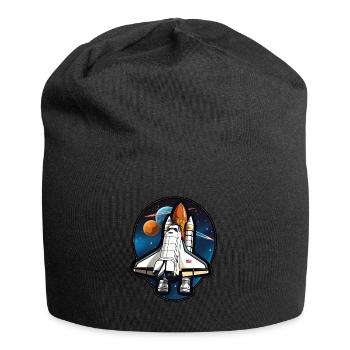 Navette spatiale spatiale - Bonnet en jersey - noir - Devant
