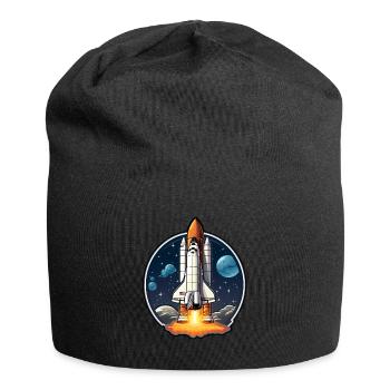 Navette spatiale spatiale - Bonnet en jersey - noir - Devant