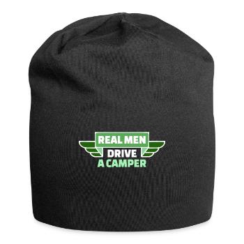 Camper Statement Camping Wanderer Wanderlust - Jersey-Beanie - Schwarz - Vorne
