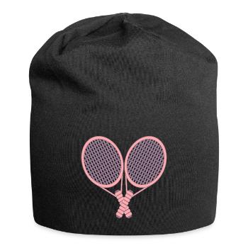 RAQUETTES DE TENNIS - COUPLES DE TENNIS - Bonnet en jersey - noir - Devant