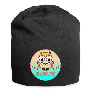 SLACKLINE EULEN - VOGEL - Jersey-Beanie - Schwarz - Vorne
