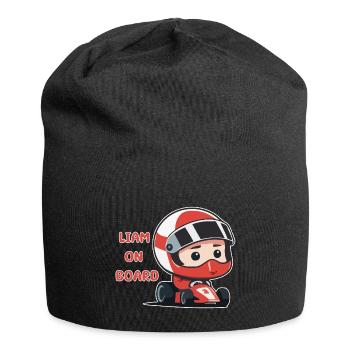 Liam à bord - Bonnet en jersey - noir - Devant